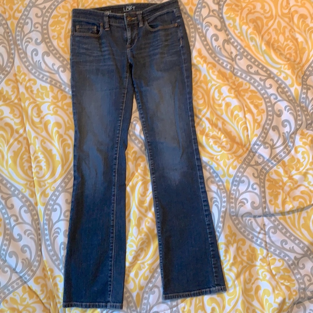 Ann Taylor Loft modern boot cut jeans size 25/0